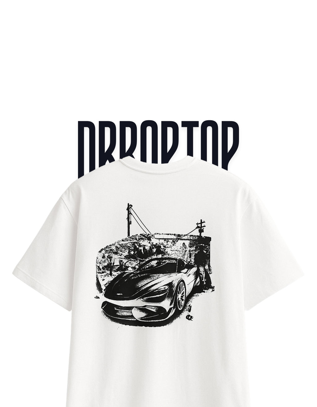 DRROPTOP - MC650S WHITE T-SHIRT