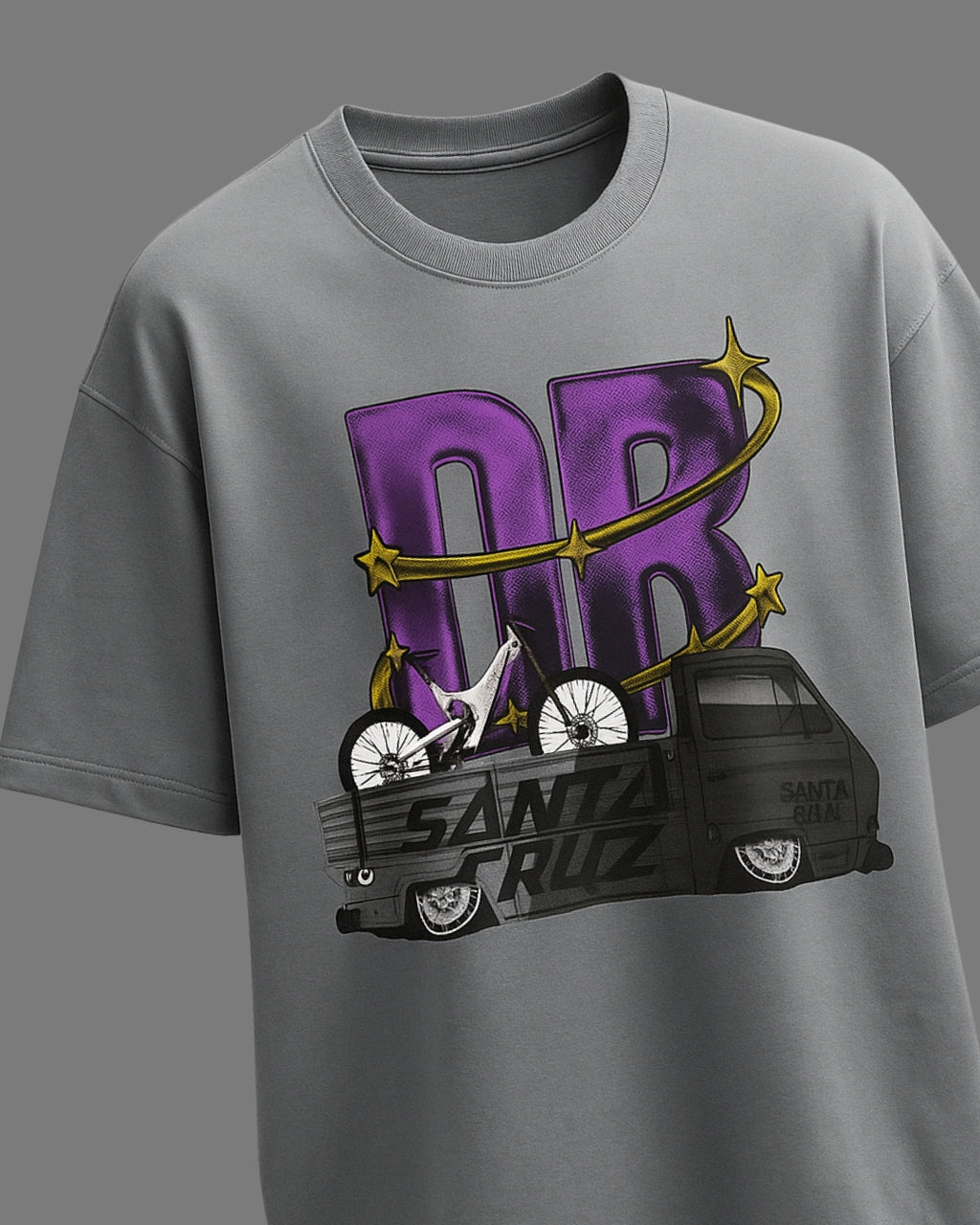 DRROPTOP - SANTA CRUZE GREY T-SHIRT