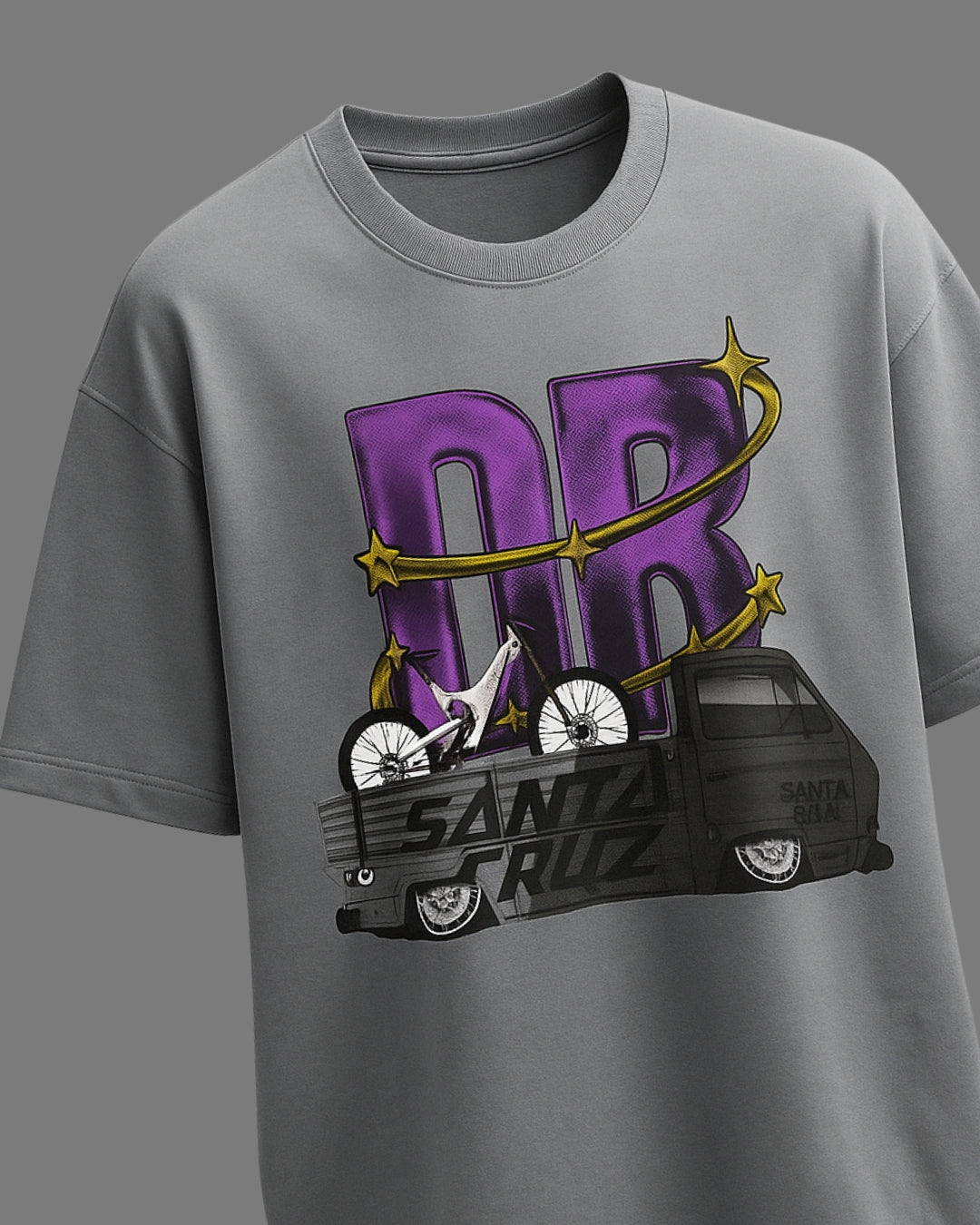 DRROPTOP - SANTA CRUZE GREY T-SHIRT
